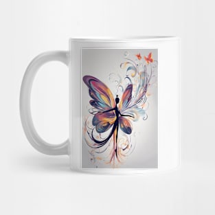 Abstract Butterfly Ballet Mug